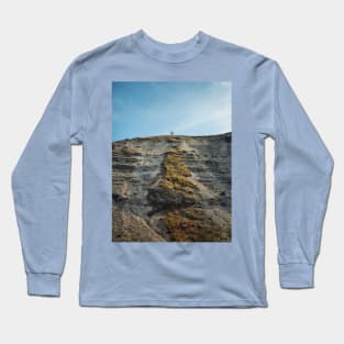 bare tree on top of a cliff Long Sleeve T-Shirt